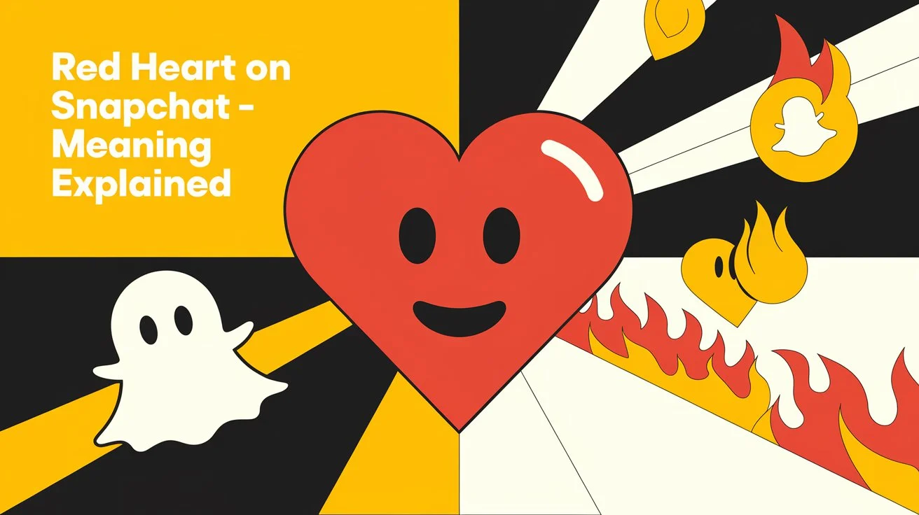 red heart on snapchat